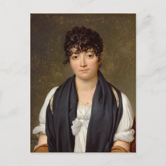 Carte Postale Portrait de Suzanne Le Peletier de Saint-Fargeau (Devant)