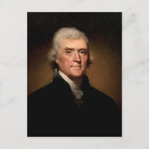 Carte Postale Portrait de Thomas Jefferson