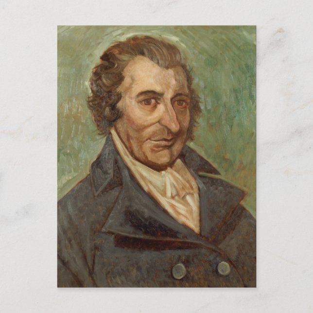 Carte Postale Portrait de Thomas Paine (Devant)