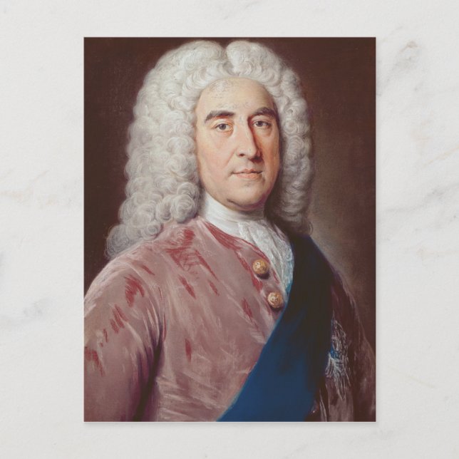 Carte Postale Portrait de Thomas Pelham Holles (Devant)