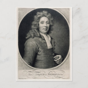 Carte Postale Portrait de Thomas Tompion gravé par John