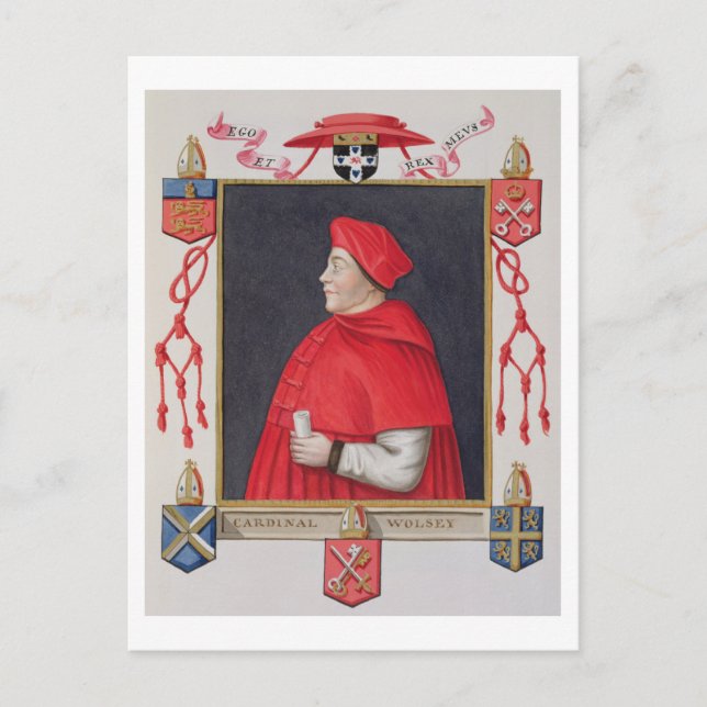 Carte Postale Portrait de Thomas Wolsey (c.1475-1530) (Devant)