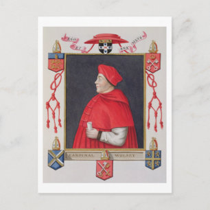 Carte Postale Portrait de Thomas Wolsey (c.1475-1530)