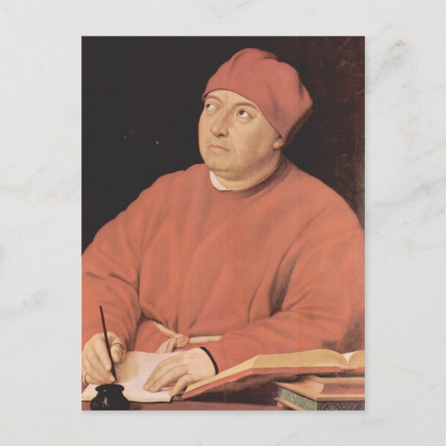 Carte Postale Portrait de Tommaso 'Fedra' Inghirami par Raphael (Devant)