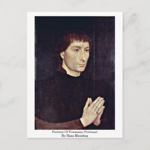 Carte Postale Portrait De Tommaso Portinari Par Hans Memling