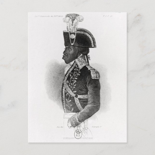 Carte Postale Portrait de Toussaint L'Ouverture (Devant)