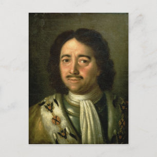 Carte Postale Portrait de Tsar Pierre I le Grand 1772