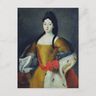 Carte Postale Portrait de Tsarevna Anna Petrovna, années 1740