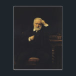 Carte Postale Portrait de Victor Hugo 1879<br><div class="desc">Portrait de Victor Hugo | par Leon Joseph Florentin Bonnat | Lieu artistique : Château de Versailles,  France | Artiste français | Numéro de collection d'images : XIR27907</div>
