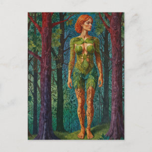 Carte Postale "Portrait de Viridra" - Veines de la Canopée