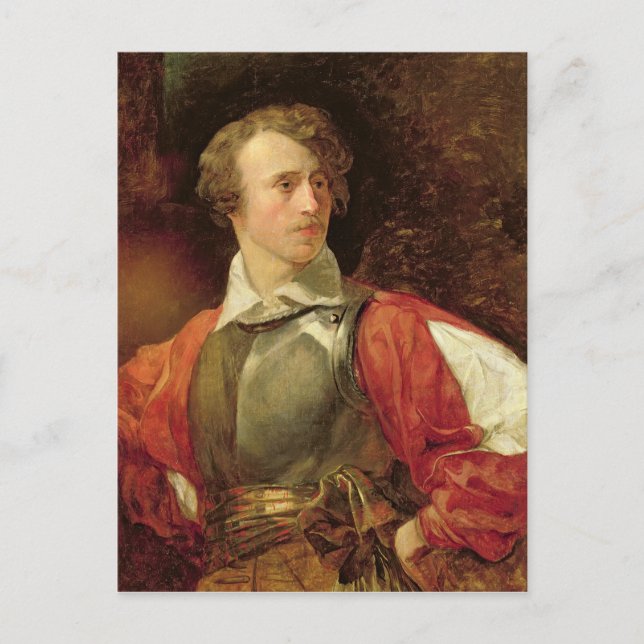 Carte Postale Portrait de Vladimir Samoylov comme Hamlet (Devant)