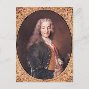 Carte Postale Portrait de Voltaire 23 ans, 1728