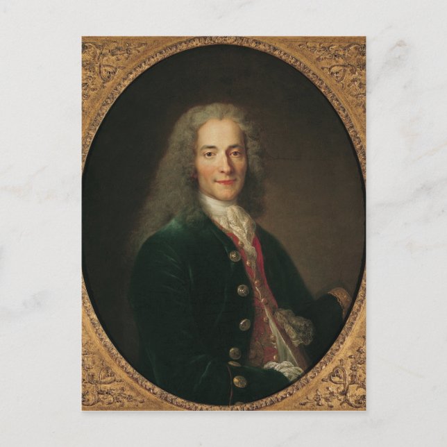 Carte Postale Portrait de Voltaire après 1718 (Devant)