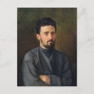 Carte Postale Portrait de Vsevolod M. Garshin, 1878