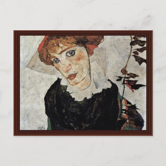 Carte Postale Portrait De Wally Par Schiele Egon (Devant)