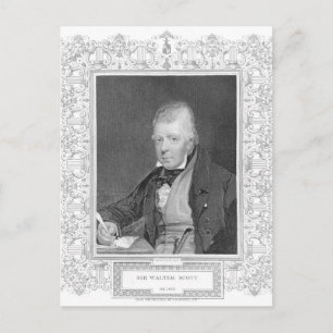 Carte Postale Portrait de Walter Scott
