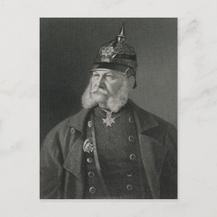 Carte Postale Portrait de William I roi de Prusse