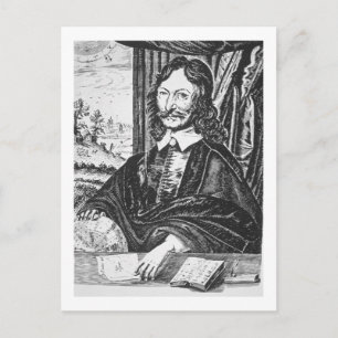 Carte Postale Portrait de William Lilly (1602-81), de son "Chr.