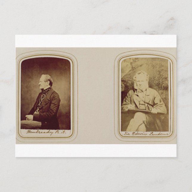 Carte Postale Portrait de William Mulready (1786-1863) par Cunda (Devant)