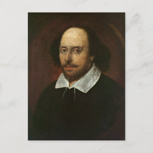 Carte Postale Portrait de William Shakespeare c.1610