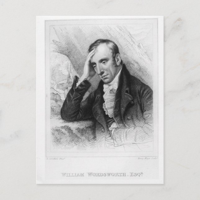 Carte Postale Portrait de William Wordsworth (Devant)
