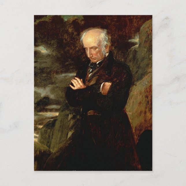 Carte Postale Portrait de William Wordsworth 1842 (Devant)