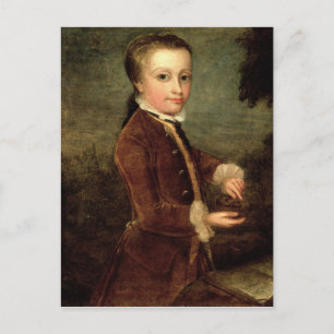Carte Postale Portrait de Wolfgang Amadeus Mozart âgé