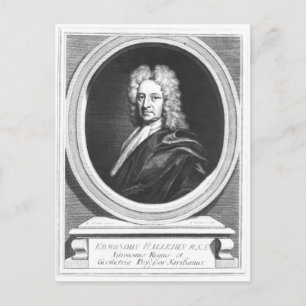 Carte Postale Portrait d'Edmond Halley