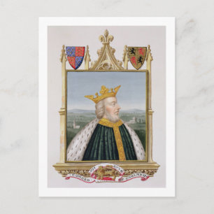 Carte Postale Portrait d'Edward III (1312-77) Roi d'Angleterre