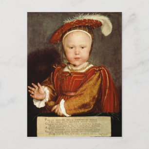 Carte Postale Portrait d'Edward VI enfant, c.1538