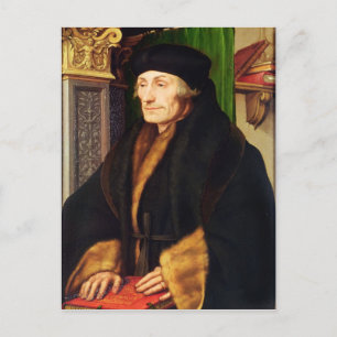 Carte Postale Portrait d'Erasmus, 1523