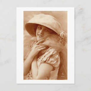 Carte Postale Portrait des années vingt