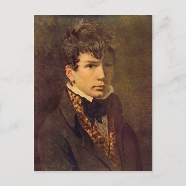 Carte Postale Portrait des Jeunes Ingres par Jacques David (Devant)