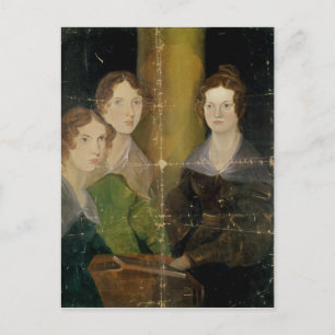 Carte Postale Portrait des Soeurs Bronte, c.1834