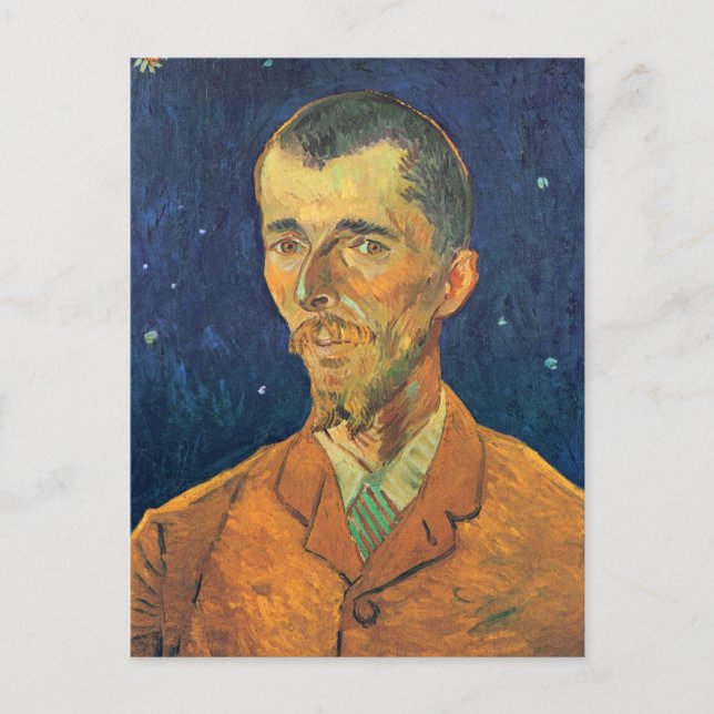 Carte Postale Portrait d'Eugene Boch par Vincent van Gogh (Devant)