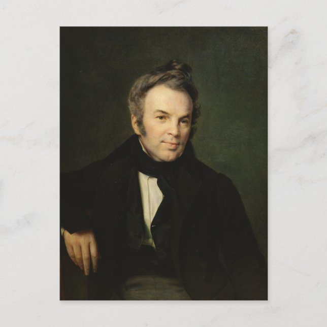 Carte Postale Portrait d'Ivan Lazhechnikov, 1834 (Devant)