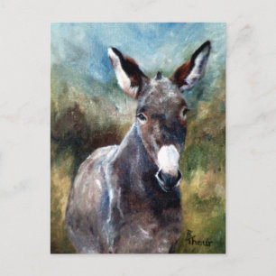Carte postale Portrait Donkey