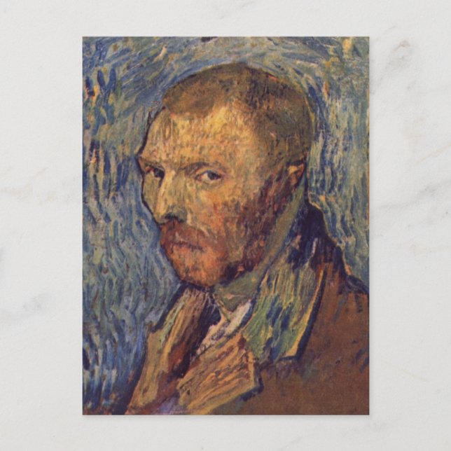 Carte Postale Portrait d'oreille auto-mutilé - Van Gogh (Devant)