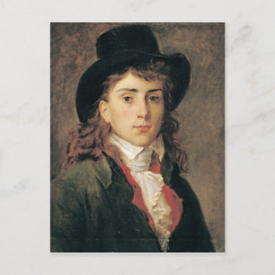 Carte Postale Portrait du baron Antoine Jean Gros 20 ans
