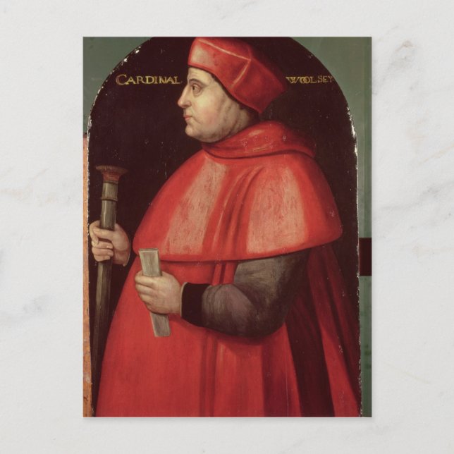 Carte Postale Portrait du cardinal Thomas Wolsey (Devant)