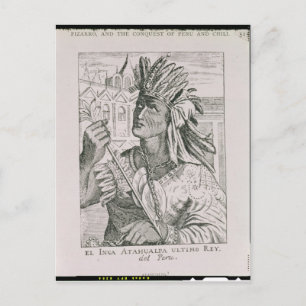 Carte Postale Portrait du Dernier chef inca, Atahualpa