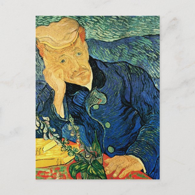 Carte Postale Portrait du Docteur Gachet, Van Gogh Fine Art (Devant)