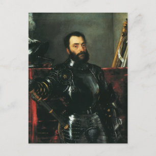 Carte Postale Portrait du duc d'Urbino par Titien