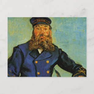 Carte Postale Portrait du facteur Joseph Roulin - Van Gogh