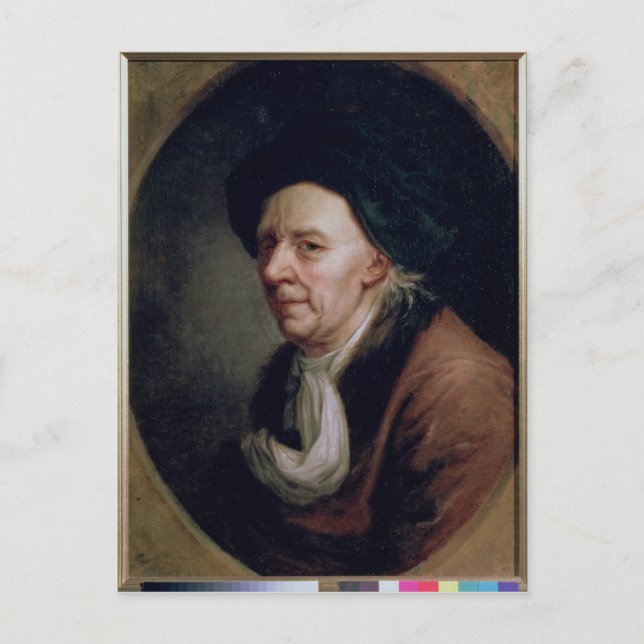 Carte Postale Portrait du mathématicien Leonard Euler (Devant)