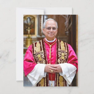 Carte Postale Portrait du Pape Léon XIV