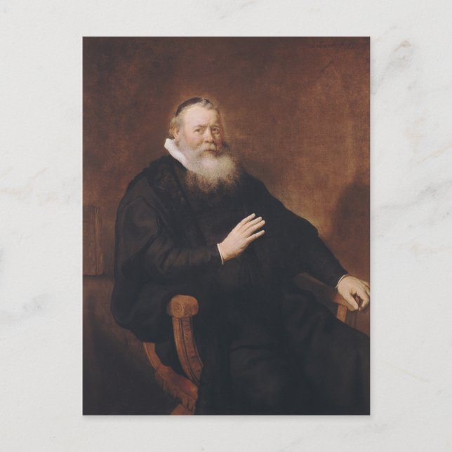 Carte Postale Portrait du pasteur Eleazer Swalmius, 1637-42 (Devant)