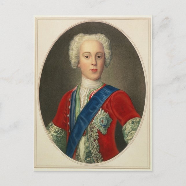 Carte Postale Portrait du Prince Charles Edward (Devant)