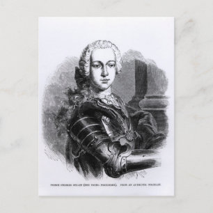 Carte Postale Portrait du Prince Charles Edward Stuart