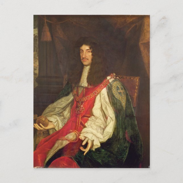 Carte Postale Portrait du roi Charles II, c.1660-65 (Devant)